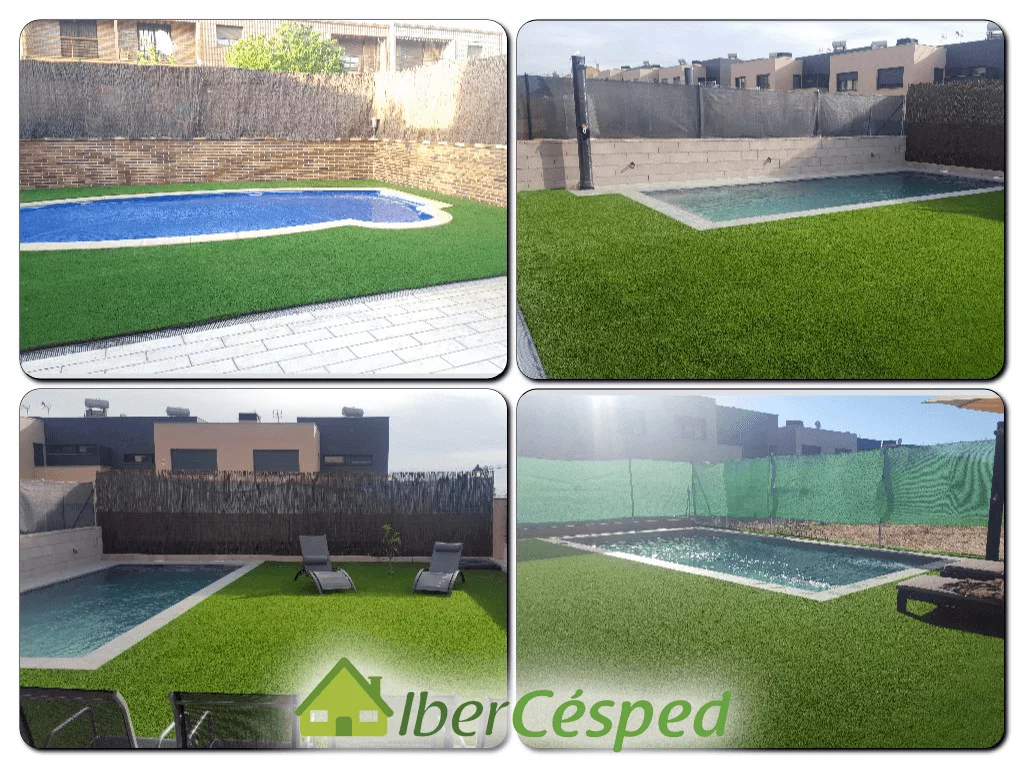 Césped artificial especial para piscinas