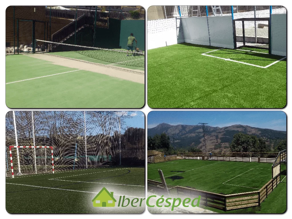 Césped artificial centros deportivos