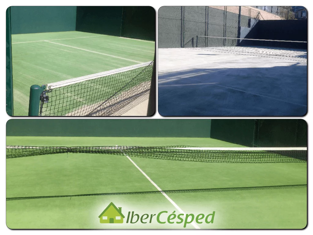Césped artificial en pistas de pádel