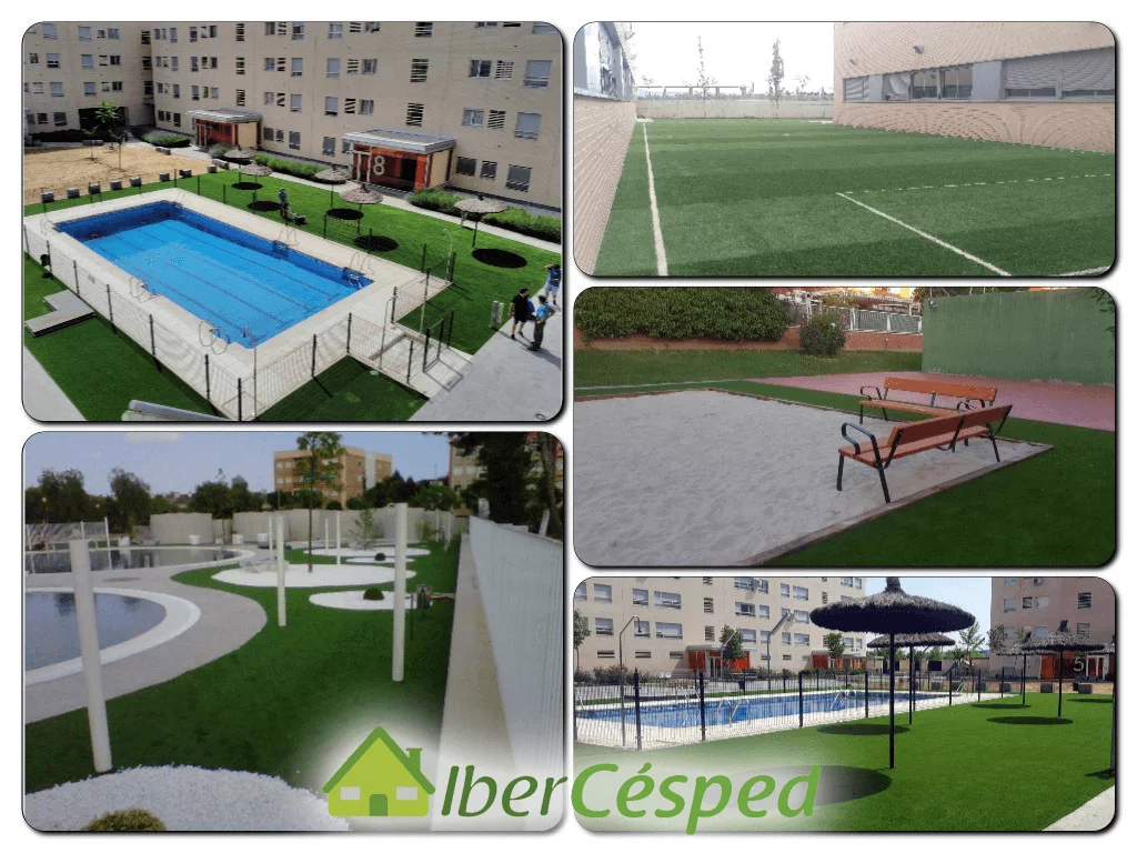 Césped artificial para urbanizaciones